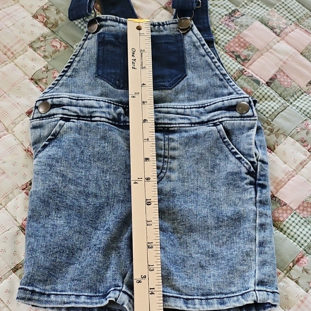 3 Pc Bundle-Wonder Nation Bib Overalls /Jumping Bean & Carter's Shirts- 18 Mo. - Picture 5 of 15